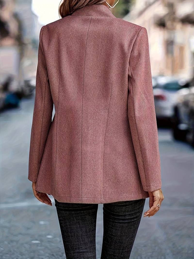 Strukturierter Blazer in offener Form – Elegant, Modern & Vielseitig