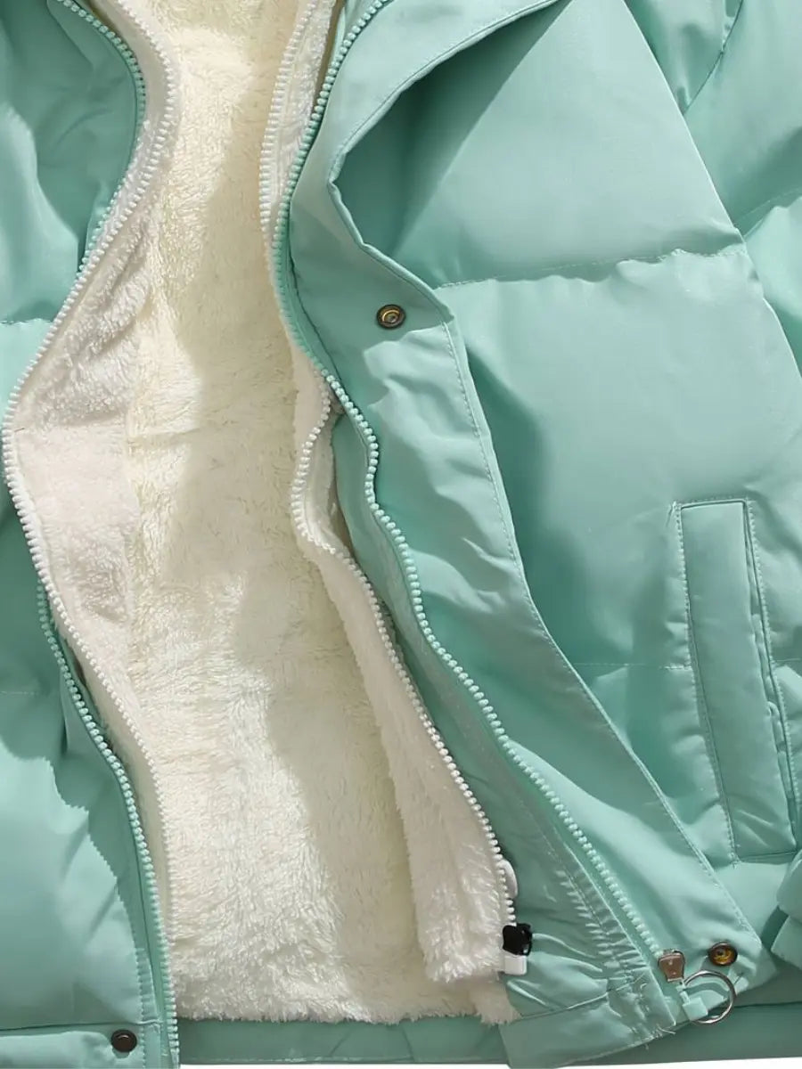 Gefütterte Winterjacke Damen mit Kapuze | Wärmeschutz & Stil für Kalte Tage