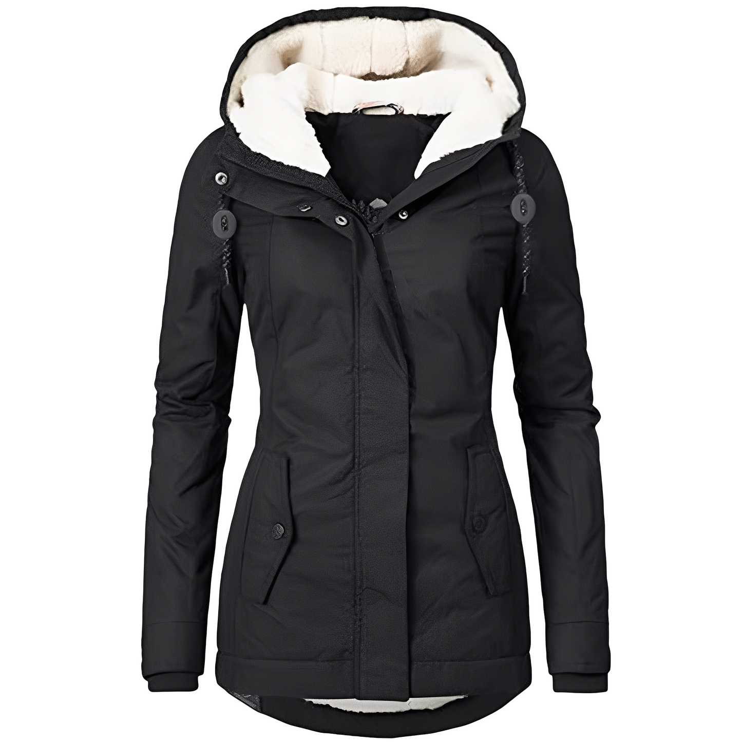 Wasserdichte Samtjacke mit Kapuze – Stylisch, Funktional & Komfortabel
