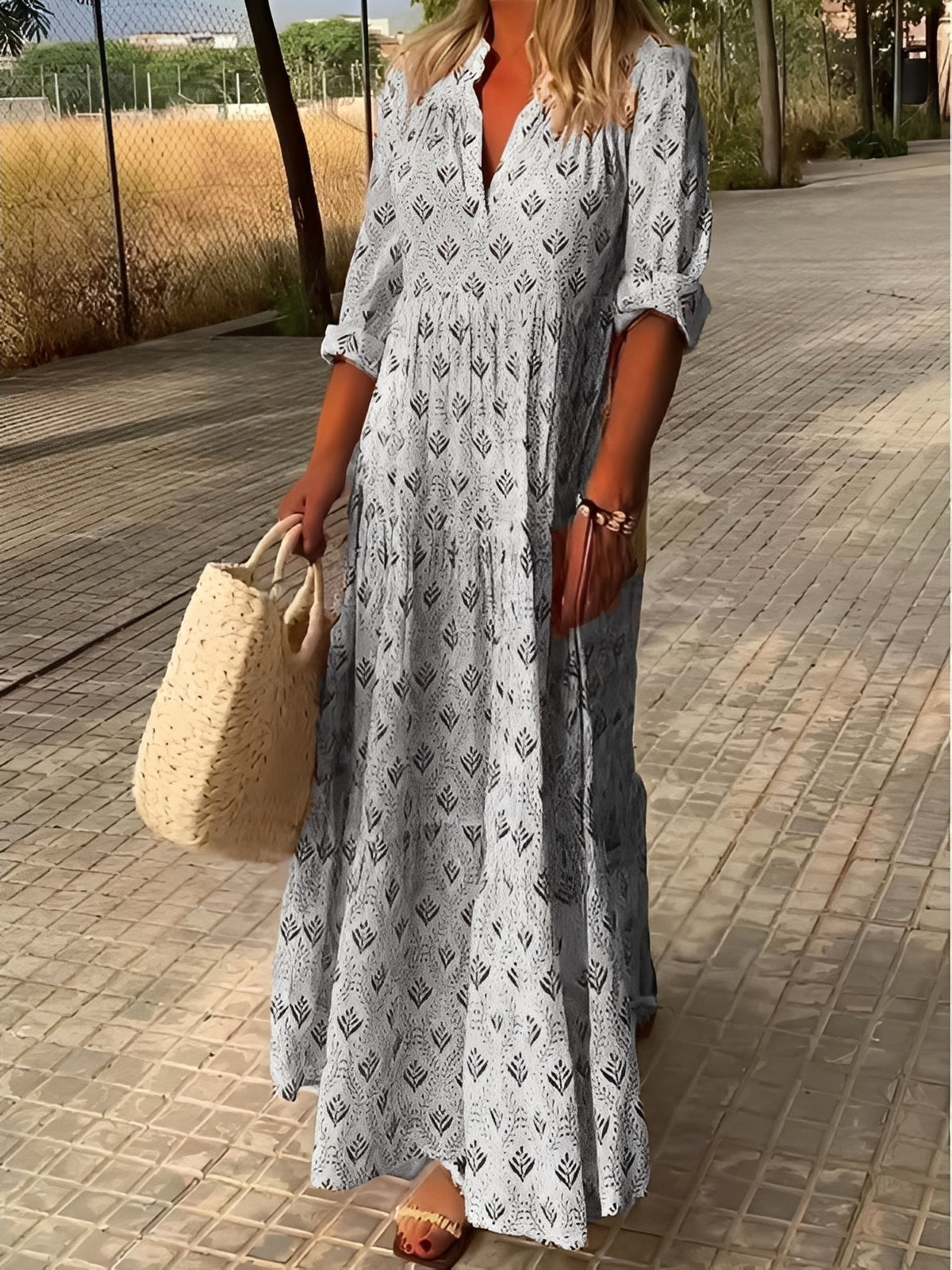 Damen Maxikleid – Luftiges Sommerkleid für entspannte Looks