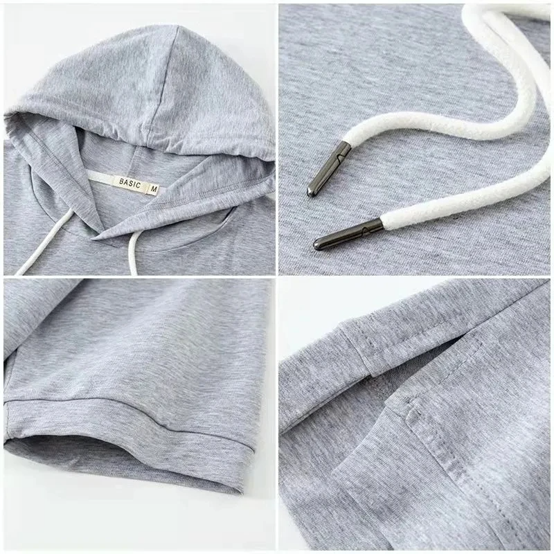 Kurzarm-Kapuzenpullover – Lässig, Komfortabel & Vielseitig
