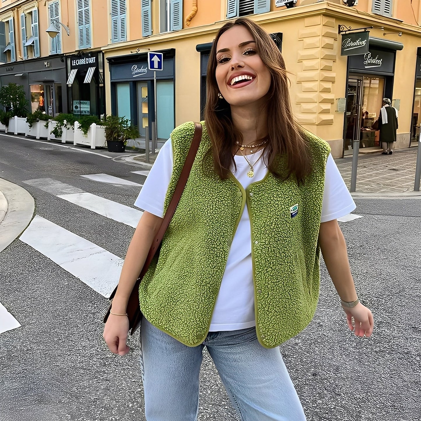 Damen Fleece-Weste Warm & Weich | Kuscheliger Freizeit-Look