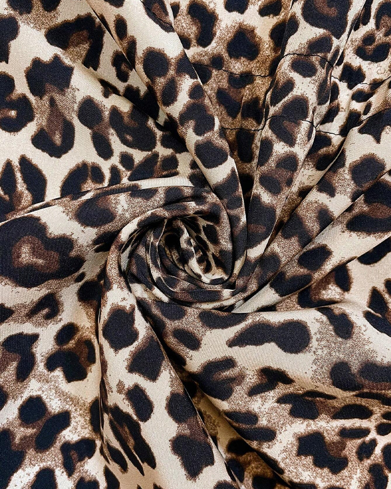 Leichter Damenmantel mit Leopardenfutter | Stylisch & Vielseitig für Übergangstage