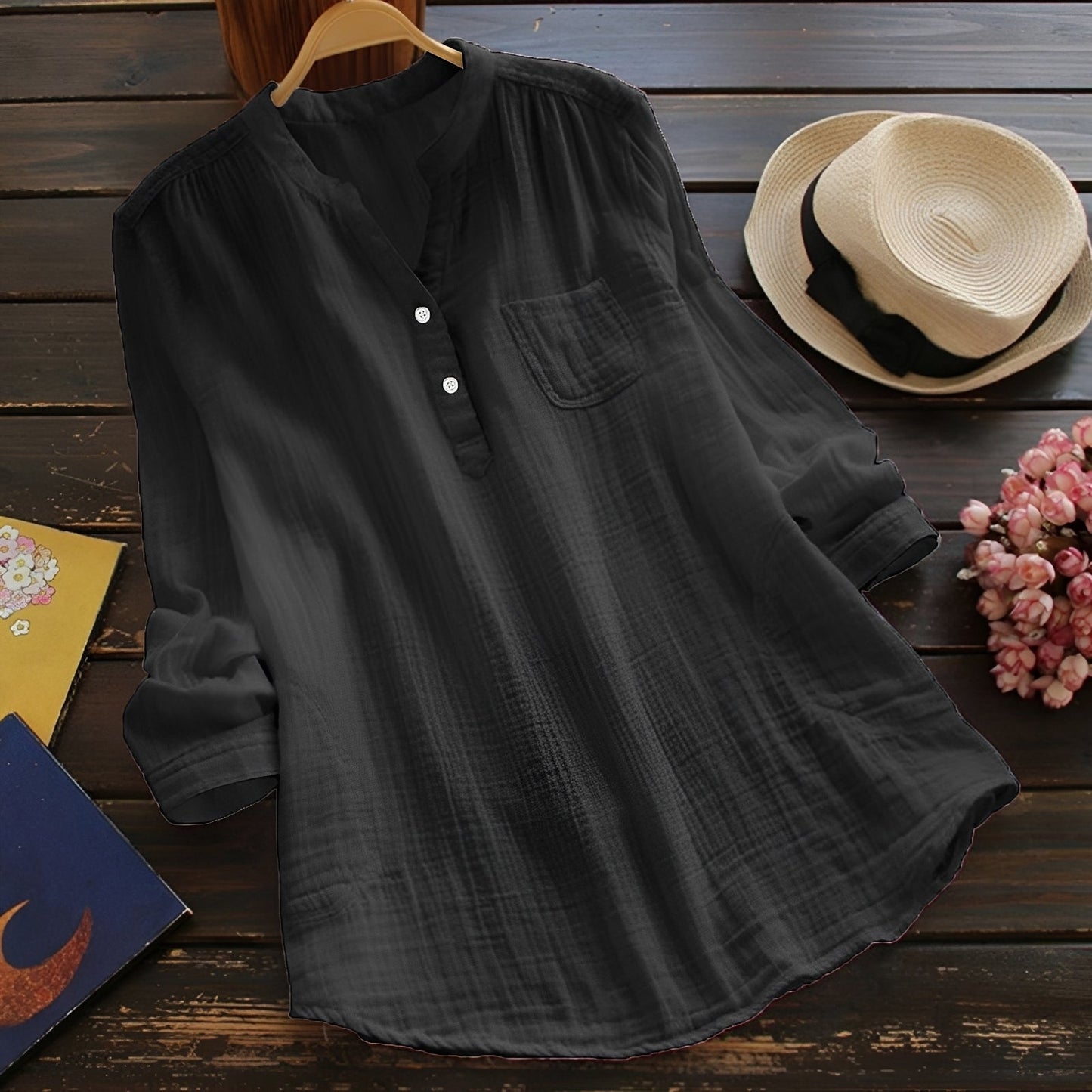 Damen Bluse – Lockere Alltagsbluse für zeitlose Looks