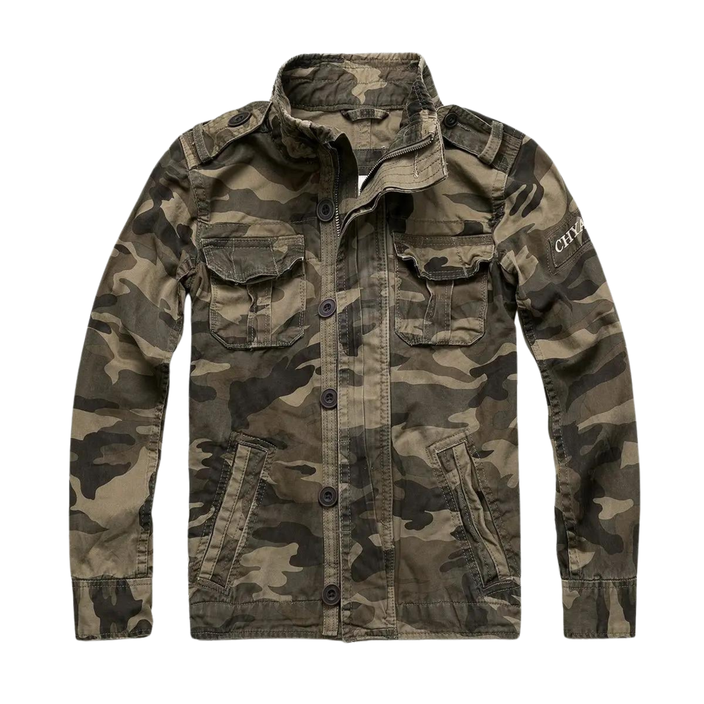 Ruben | Herren Cargojacke mit Reißverschluss & Mehreren Taschen – Robuste Übergangsjacke im Retro-Stil