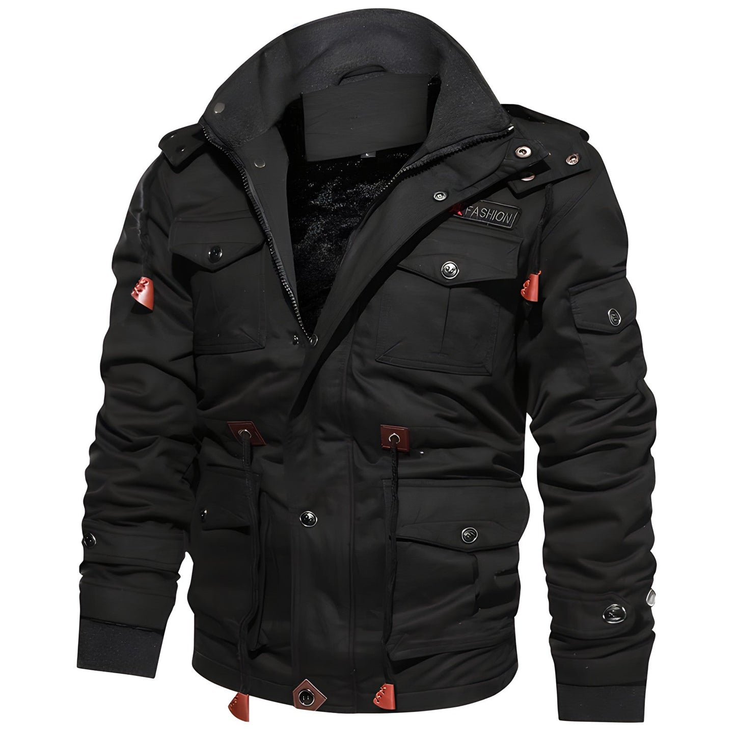 Liam | Herren Winter Pufferjacke mit Kapuze, Warm Gefüttert & Outdoor Vielseitig