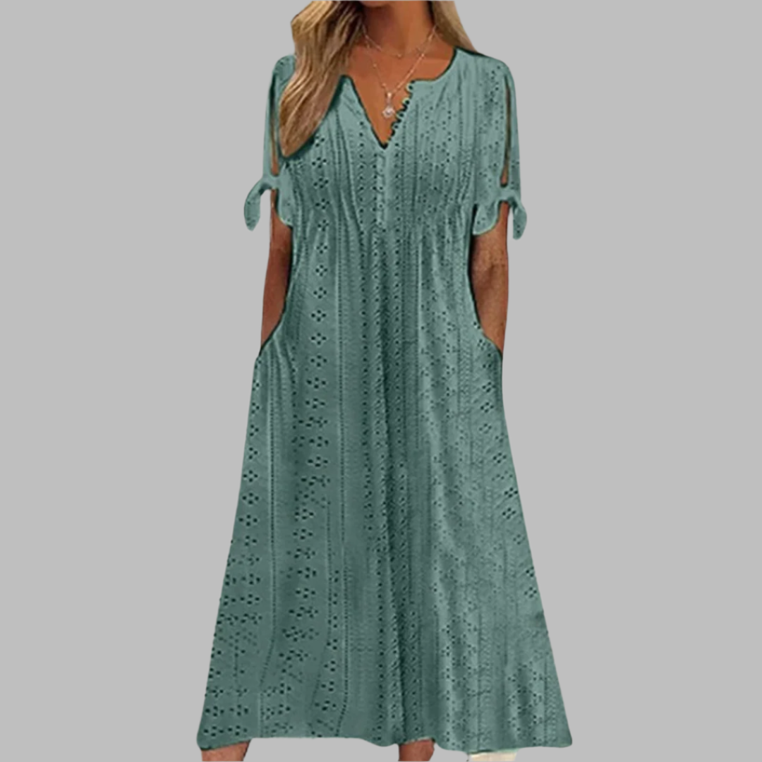 Boho Damen-Midikleid – Luftig, Feminin & Sommerlich