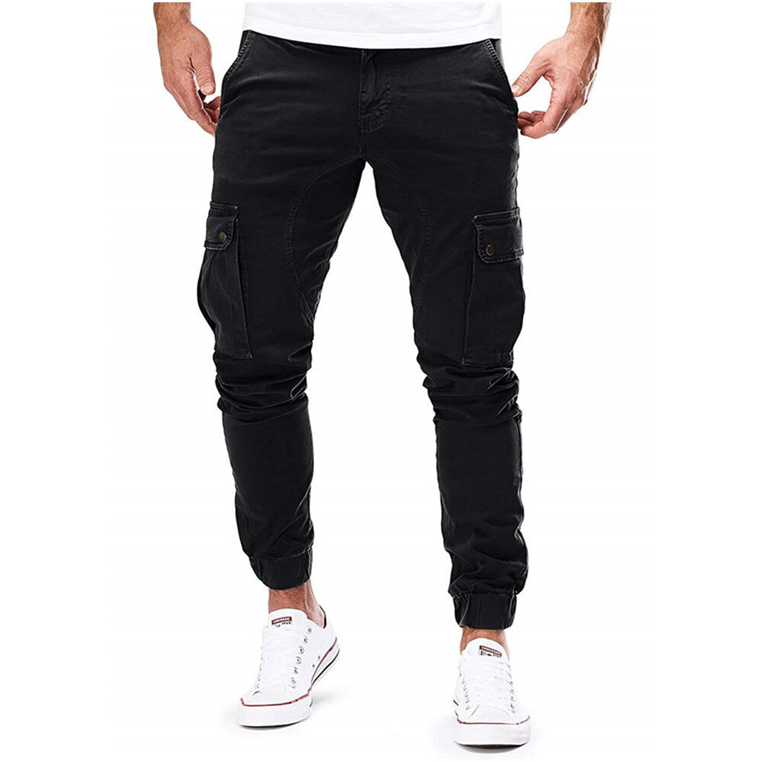 Tolliver | Herren Slim Fit Cargo-Hose mit Multi-Taschen & Casual Jogger Style
