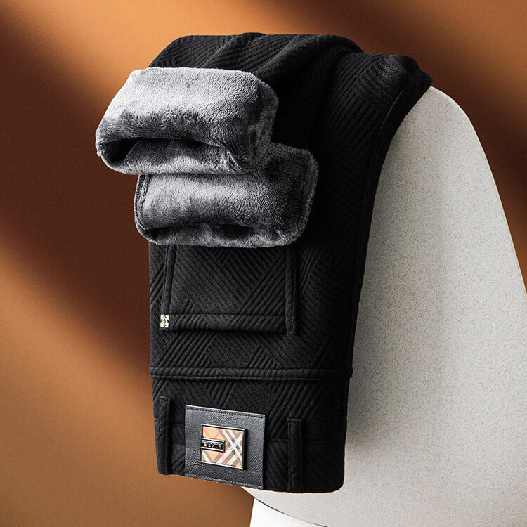 Duncan | Herren Textur-Hosen – Geometrisches Muster für stilvolles Auftreten