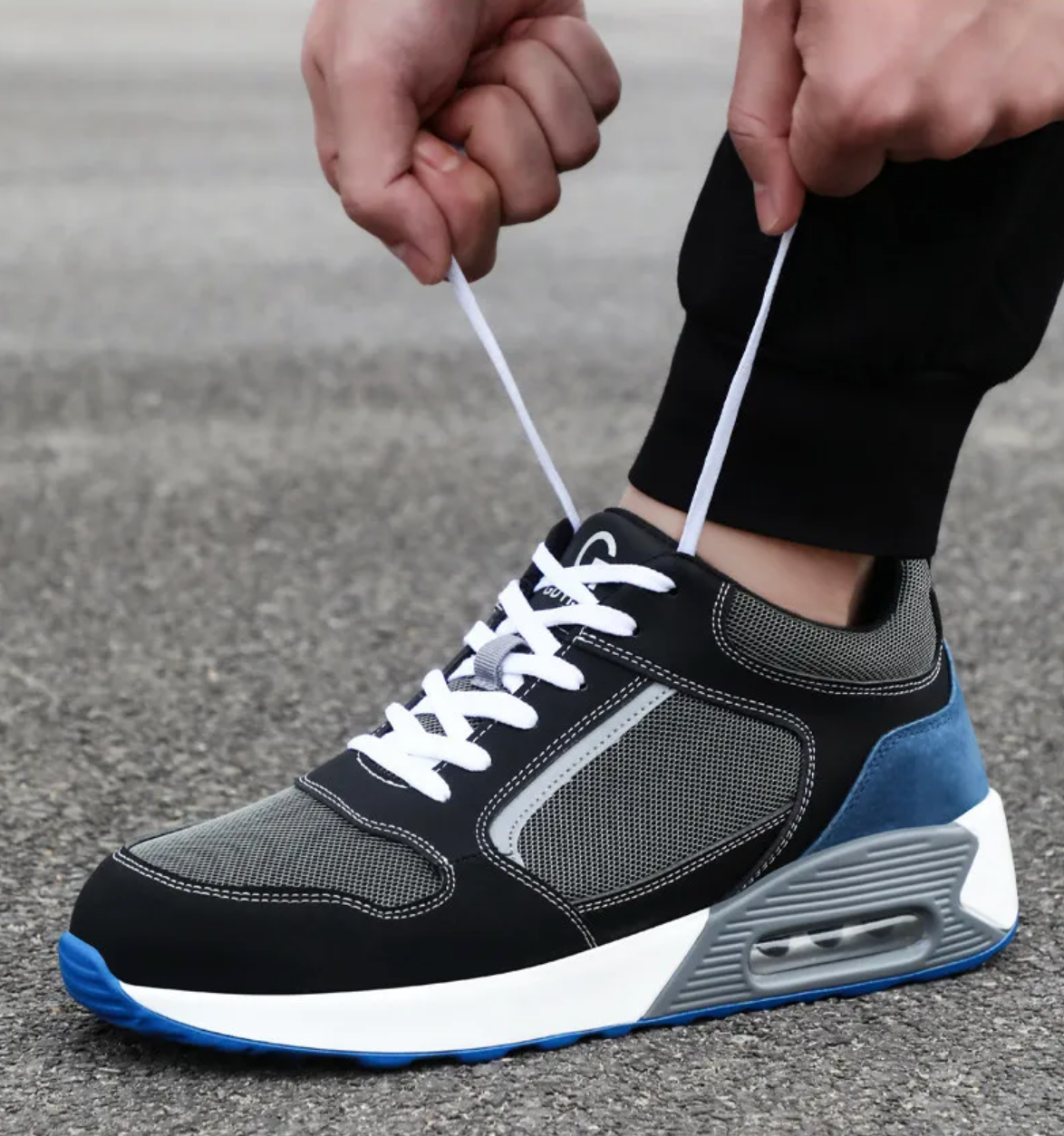 Raymond | Herren Orthopädische Sneaker mit Stil – Bequeme Schnürschuhe für Arbeit & Alltag