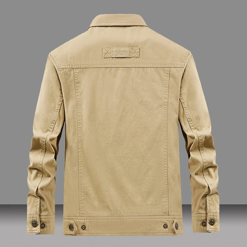 Herren-Outdoorjacke | Robuste Canvas-Jacke für Alltag & Abenteuer