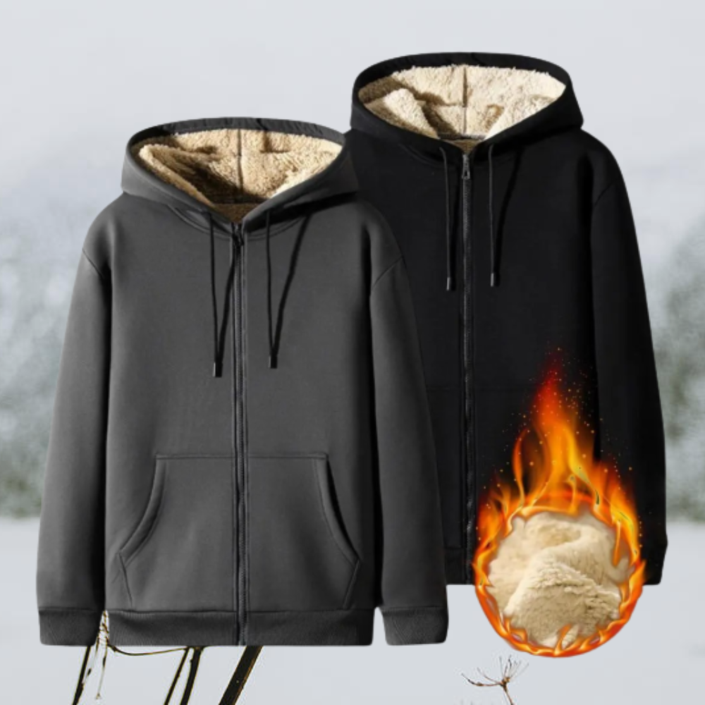 Herren Fleecejacke mit Teddyfutter | Warm & Gemütlich