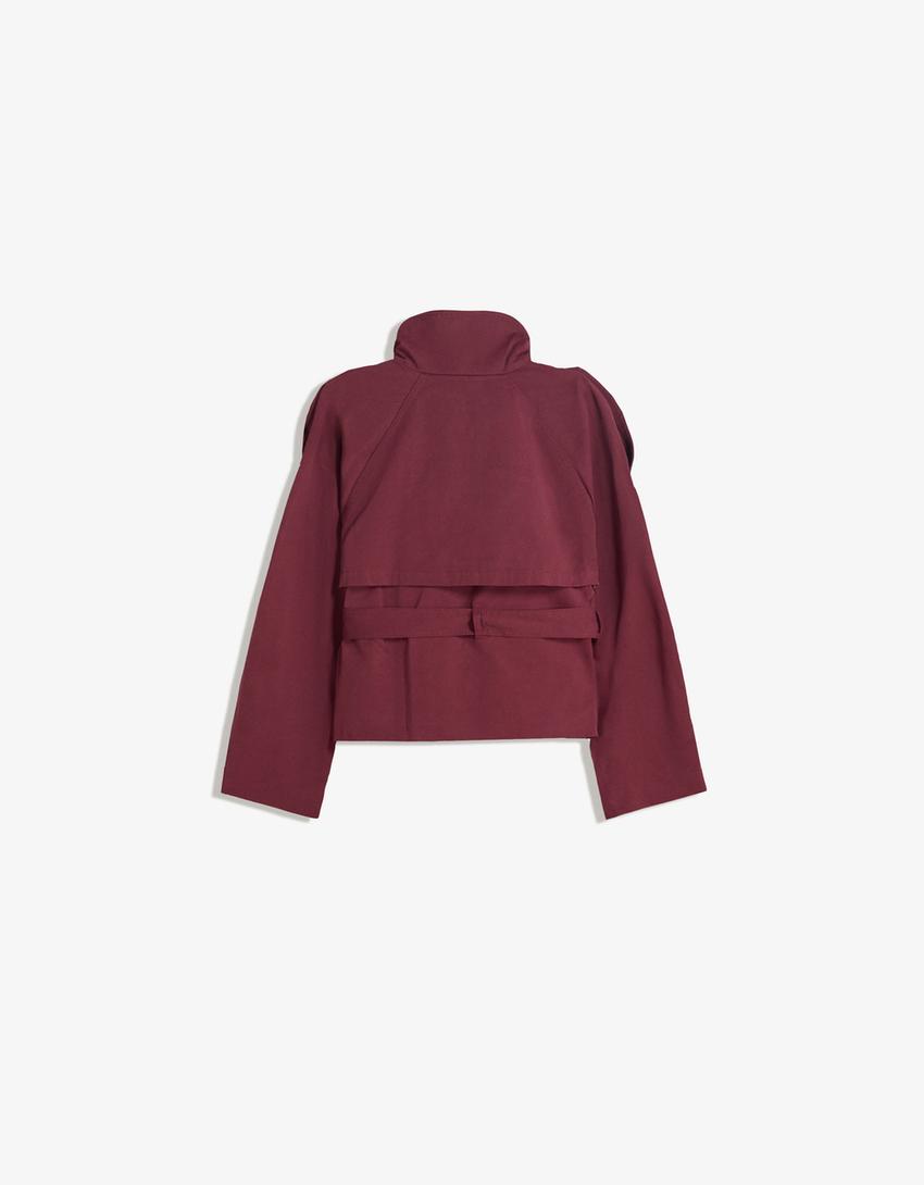 Kurztrenchcoat Damen mit Taillengürtel | Eleganter Style & Vielseitiger Wetterschutz