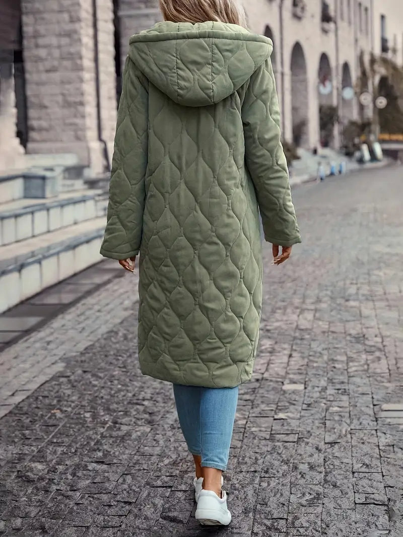 Hilmarie | Damen Daunenmantel mit Kapuze | Gepolstertes Winterdesign
