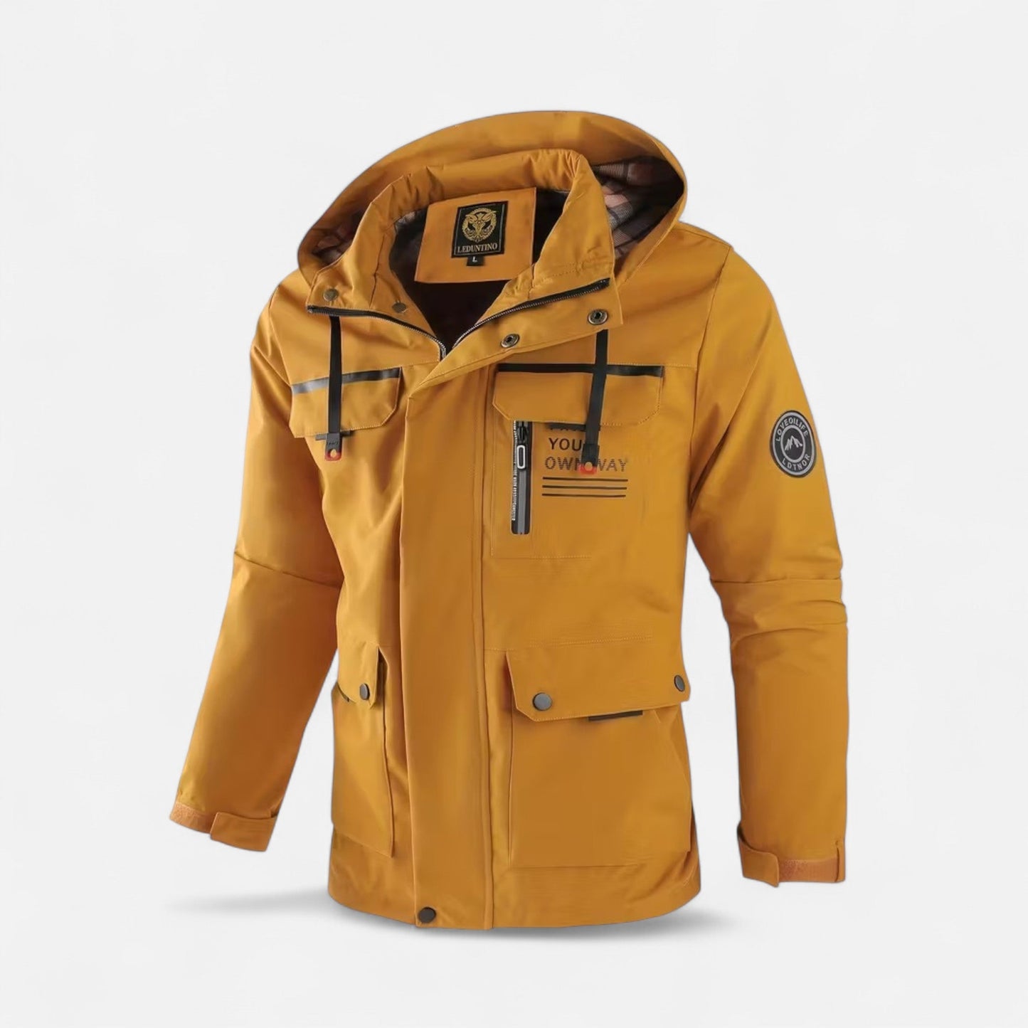 Kieran | Herren Hooded Windbreaker – Leichte Outdoor Jacke mit Kapuze