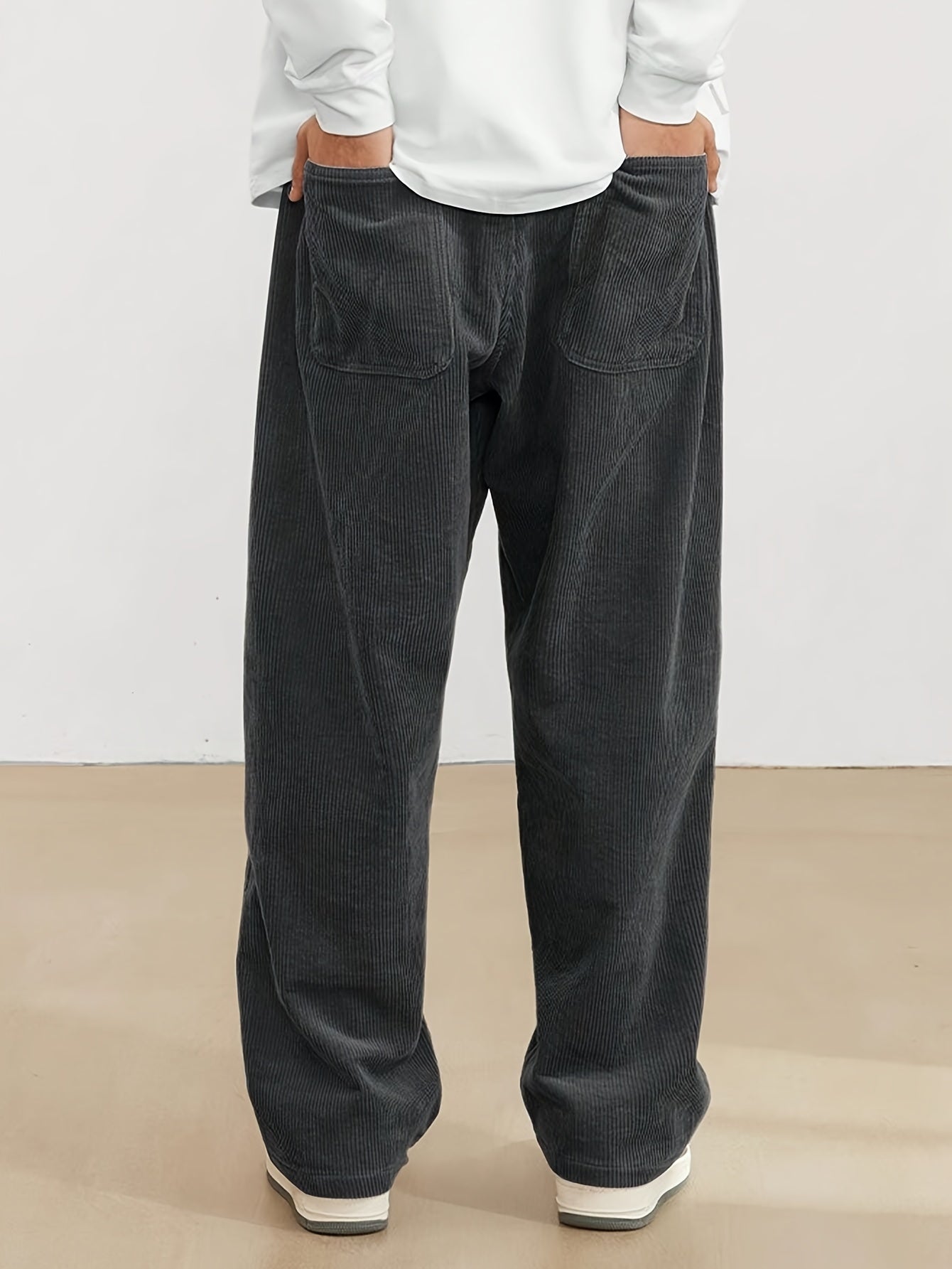 Herren Cordhose mit weitem Schnitt – Trendig, Bequem & Streetstyle-tauglich