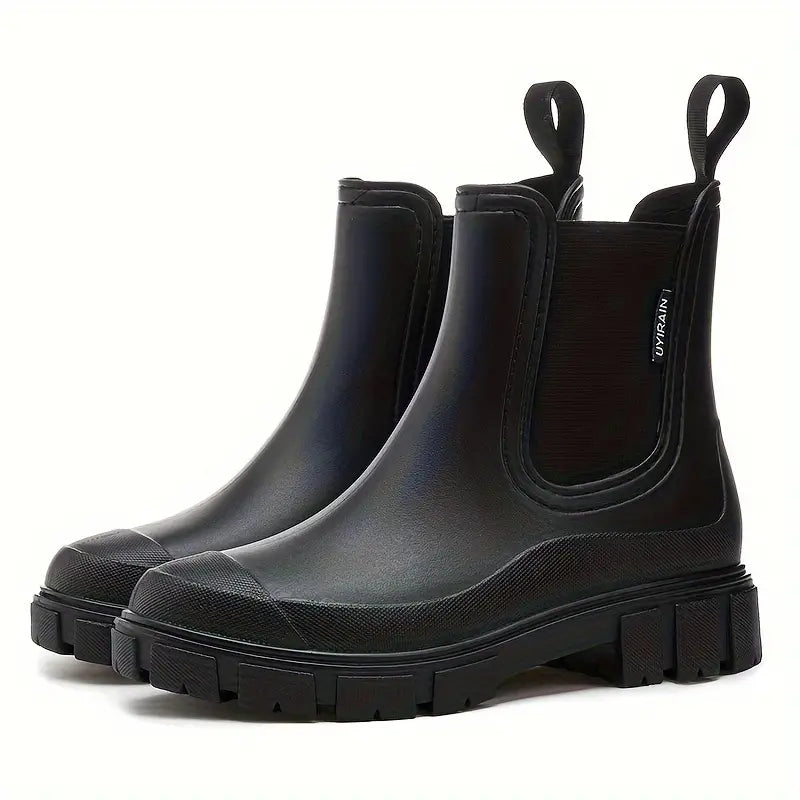 Damen Chelsea Boots mit Robuster Profilsohle | Stylischer Alltagsbegleiter für Komfort & Halt