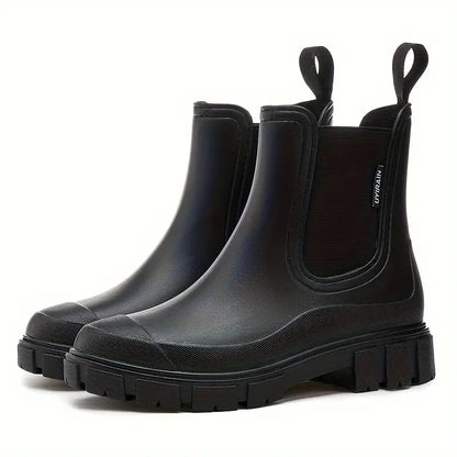 Damen Chelsea Boots mit Robuster Profilsohle | Stylischer Alltagsbegleiter für Komfort & Halt