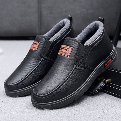 Yarden | Herren Winter Slip-On Schuhe mit Warmfutter, Mittlerer Schnitt & Bequemer Passform