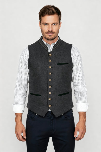 Thermo-Weste | Stylische Herren Weste für Wärme & Lagenlook