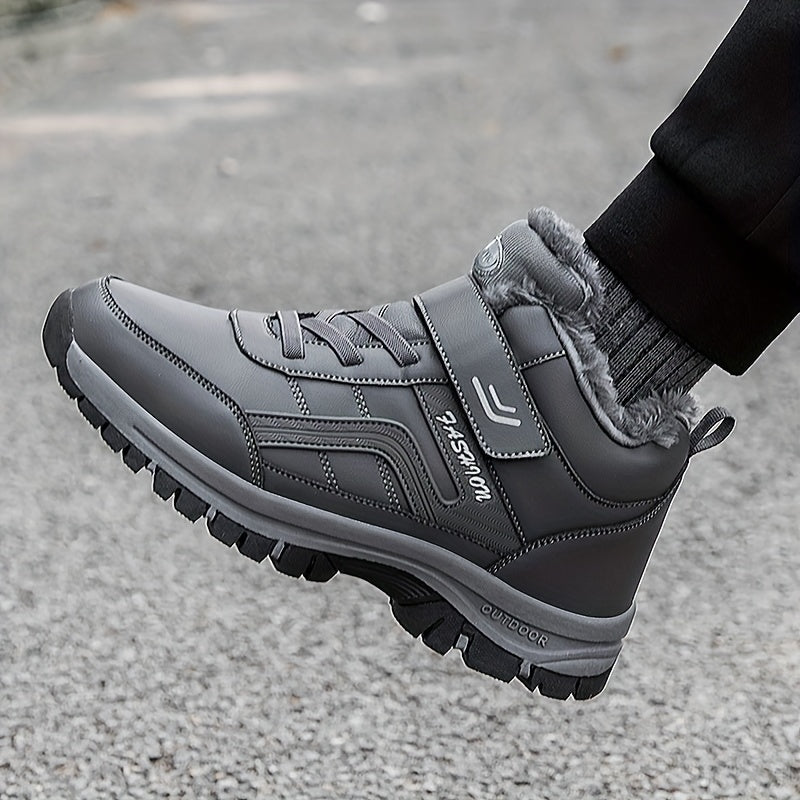 Zayden | Herren Winterstiefel im Sneaker-Stil mit Warmfutter, Mittelhoher Schnitt & Schnürung