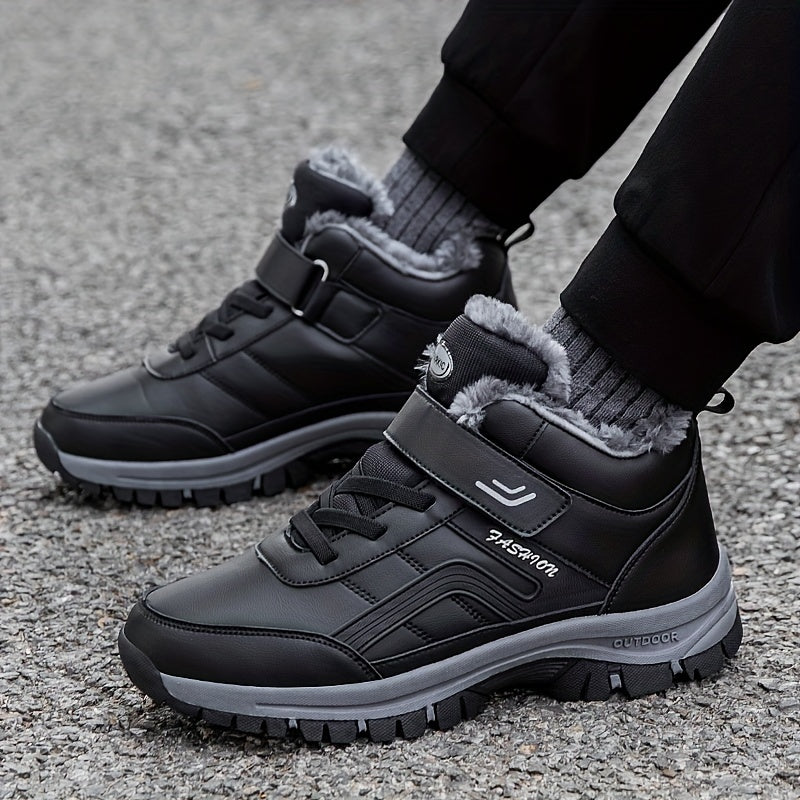Zayden | Herren Winterstiefel im Sneaker-Stil mit Warmfutter, Mittelhoher Schnitt & Schnürung