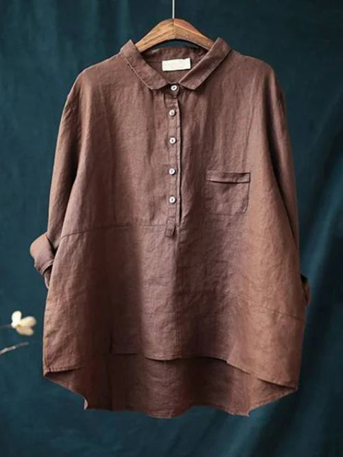 Damen Bluse mit Knopfleiste – Elegant, Vielseitig & Komfortabel
