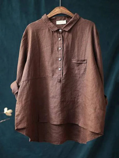 Damen Bluse mit Knopfleiste – Elegant, Vielseitig & Komfortabel