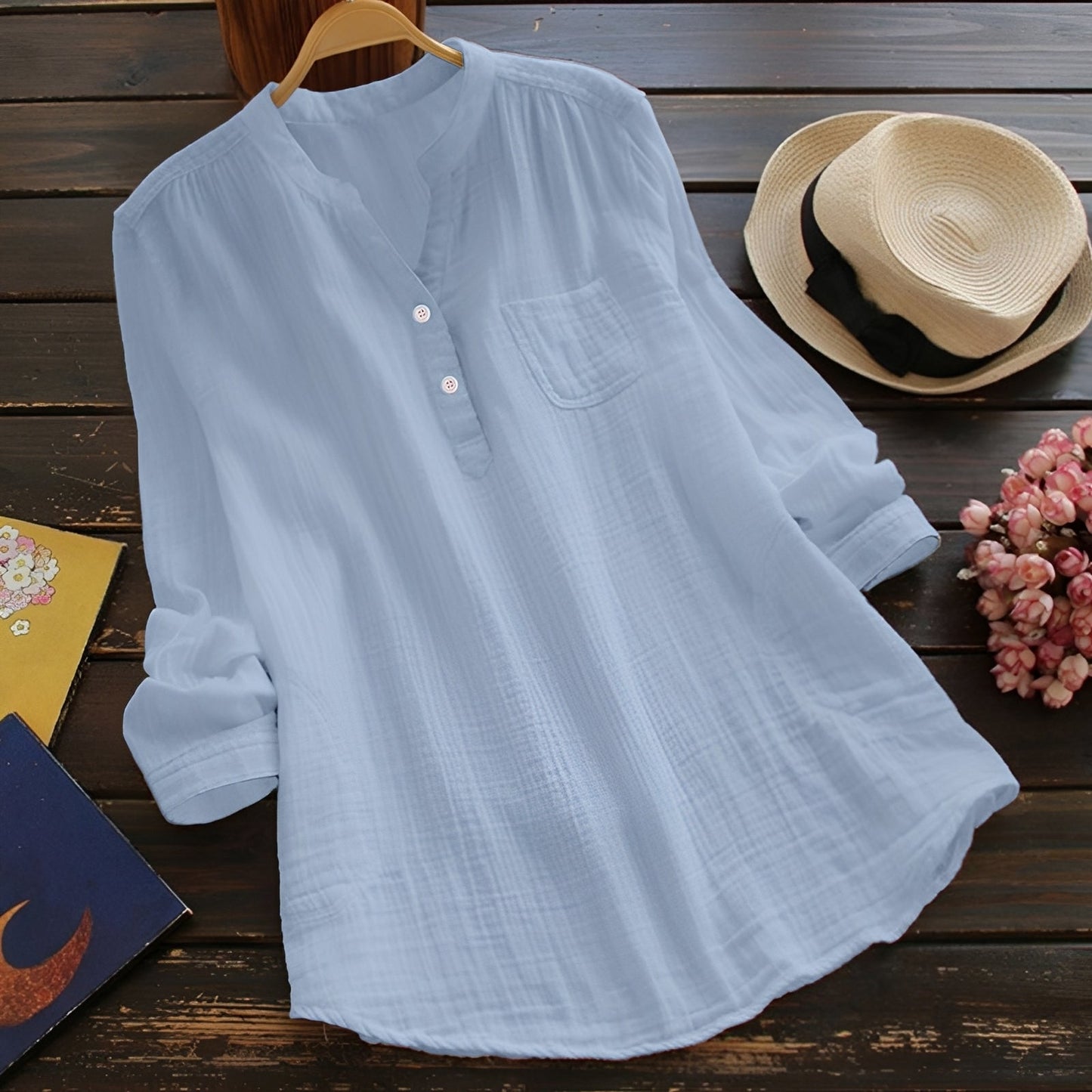 Damen Bluse – Lockere Alltagsbluse für zeitlose Looks