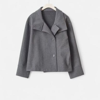 Elegante Damen Kurzjacke mit Modernem Stehkragen – Stylisch, Zeitlos & Vielseitig Kombinierbar