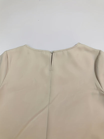 Elegantes Freizeitkleid mit 3/4-Ärmeln – Zeitlos, Komfortabel & Vielseitig