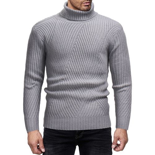 Herren Strickpullover | Moderner Rollkragen | Strukturierter Look & Komfort
