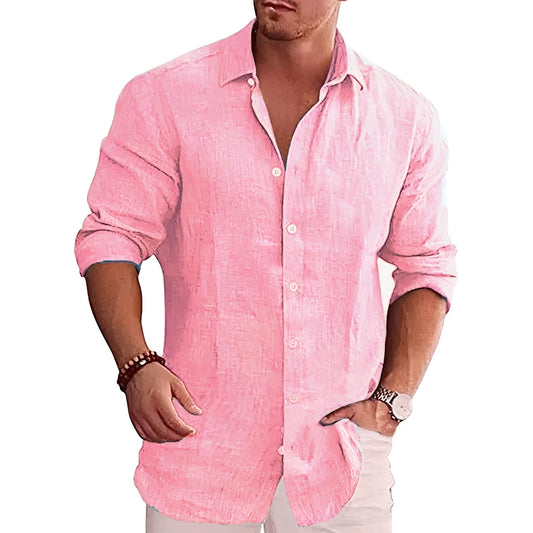Herren Slim-Fit Hemd – Elegantes Langarmhemd für stilvolle und moderne Looks