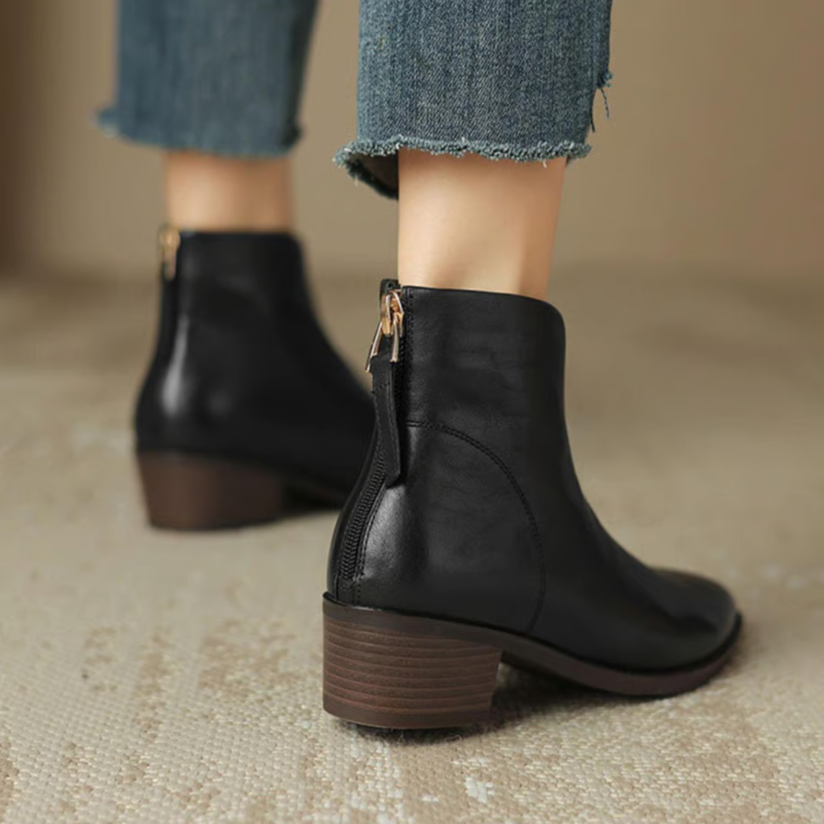 Damenstiefeletten mit Blockabsatz | Eleganz & Komfort für Herbst & Winter