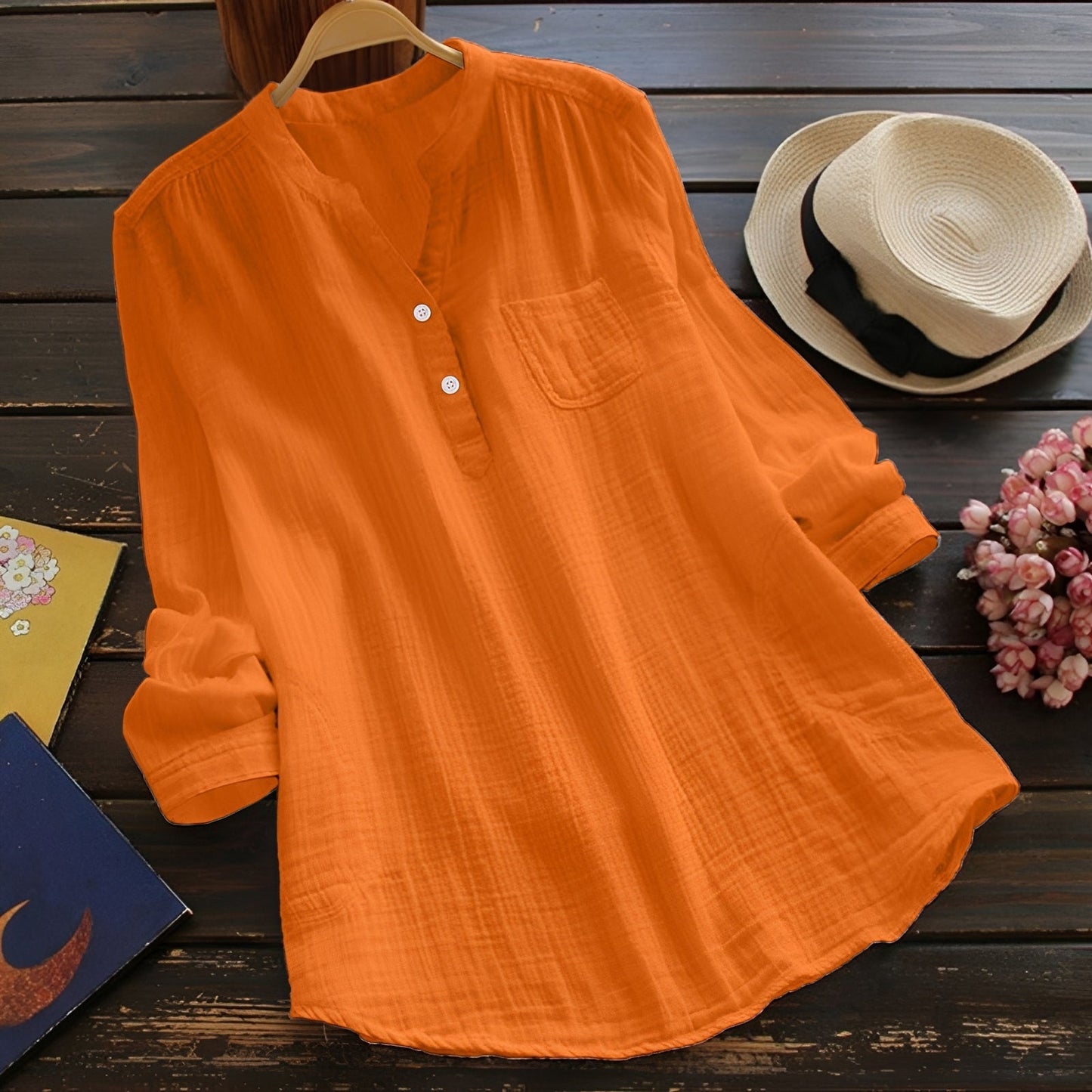 Damen Bluse – Lockere Alltagsbluse für zeitlose Looks