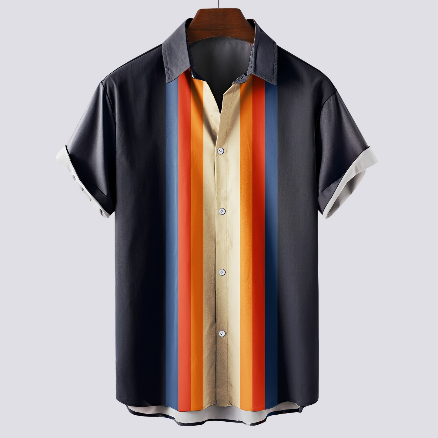 Herren Musterhemd – Klassisches Print-Hemd für Alltag, Freizeit und stilvolle Anlässe