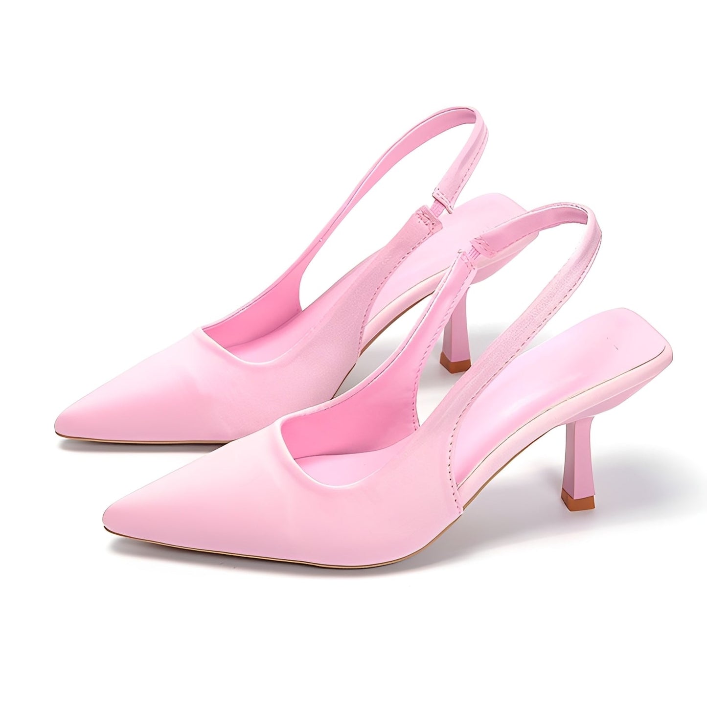 Damen Slingback High-Heels mit spitzer Zehenform – Elegante Pumps für Büro und besondere Anlässe