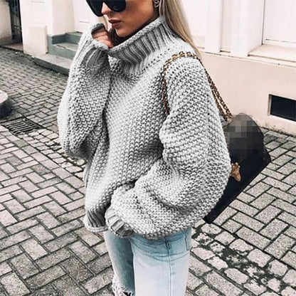 Grobstrick Rollkragenpullover Damen | Kuscheliger Komfort & Zeitloser Stil
