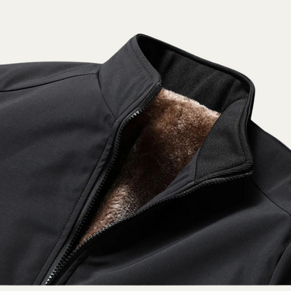 Gepolsterte Herren Winterjacke mit Stehkragen – Wärmend, Funktional & Modern