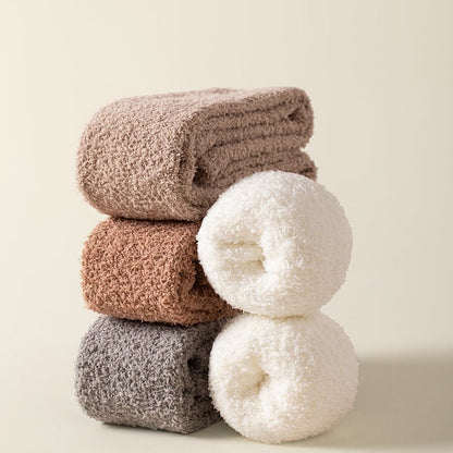 Flauschige Overknee-Haussocken Damen | Extra Warm, Kuschelig & Rutschfest für Zuhause