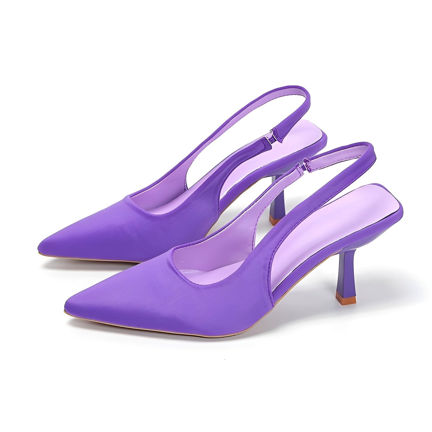 Damen Slingback High-Heels mit spitzer Zehenform – Elegante Pumps für Büro und besondere Anlässe