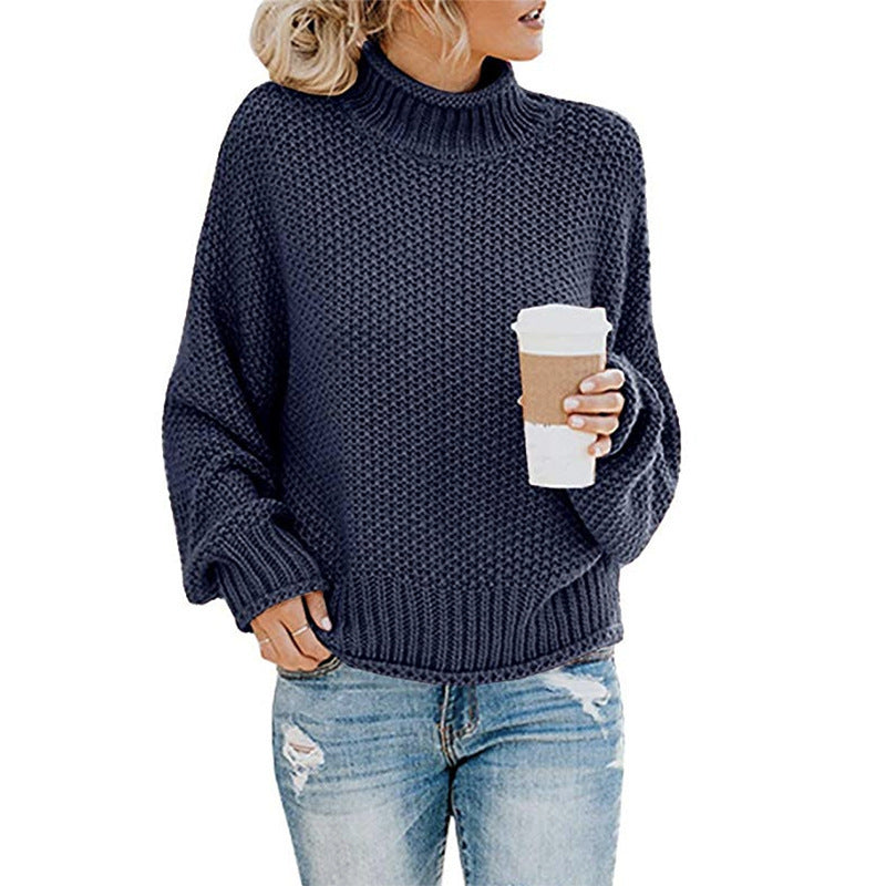 Grobstrick Rollkragenpullover Damen | Kuscheliger Komfort & Zeitloser Stil