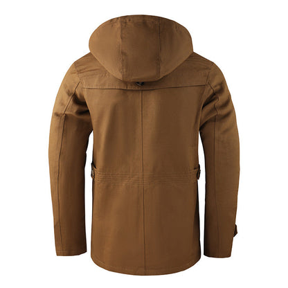 Funktionale Herren Winterjacke mit Kapuze – Warm, Wetterfest & Alltagstauglich