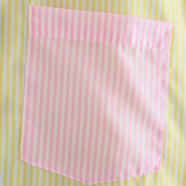 Squichie | Damen Oversize-Bluse mit Reverskragen, Knopfleiste & mehrfarbigen Streifen