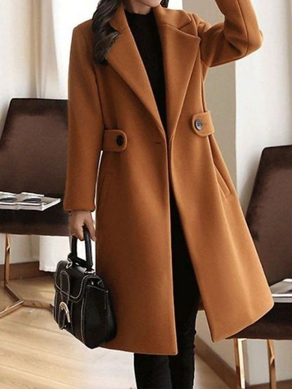 Damen Wollmantel Klassisch | Tailliert & Elegant für Herbst & Winter