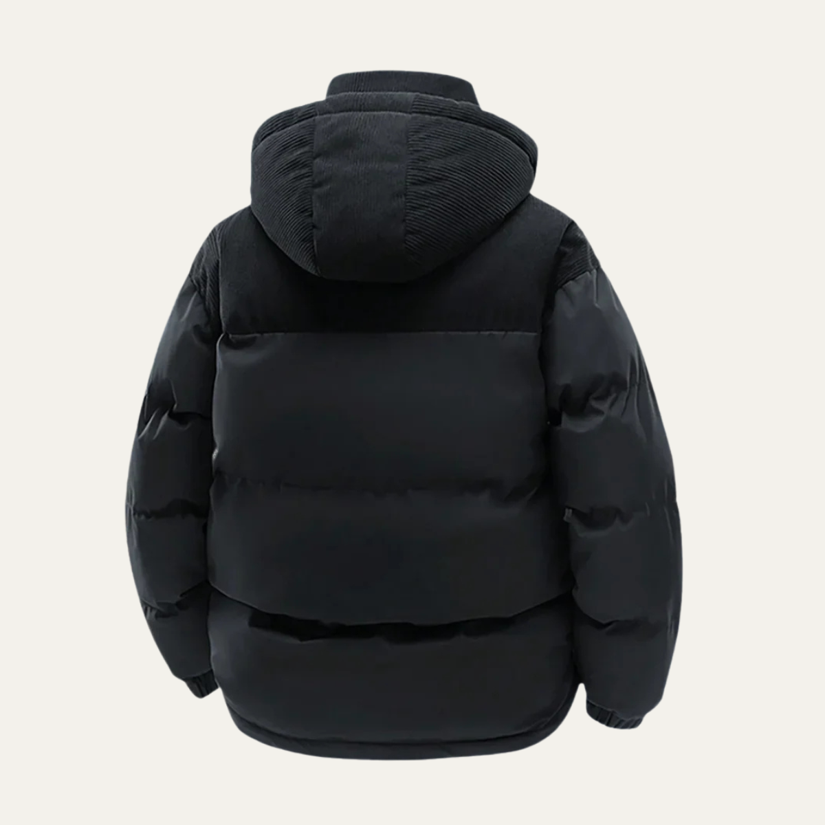 Gepolsterte Herren Winterjacke mit Kapuze – Warm, Funktional & Alltagstauglich