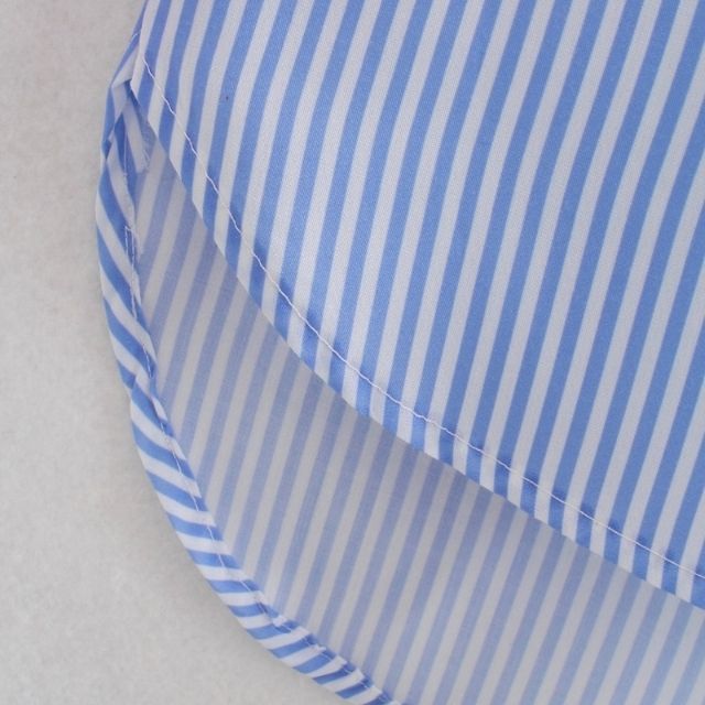 Squichie | Damen Oversize-Bluse mit Reverskragen, Knopfleiste & mehrfarbigen Streifen