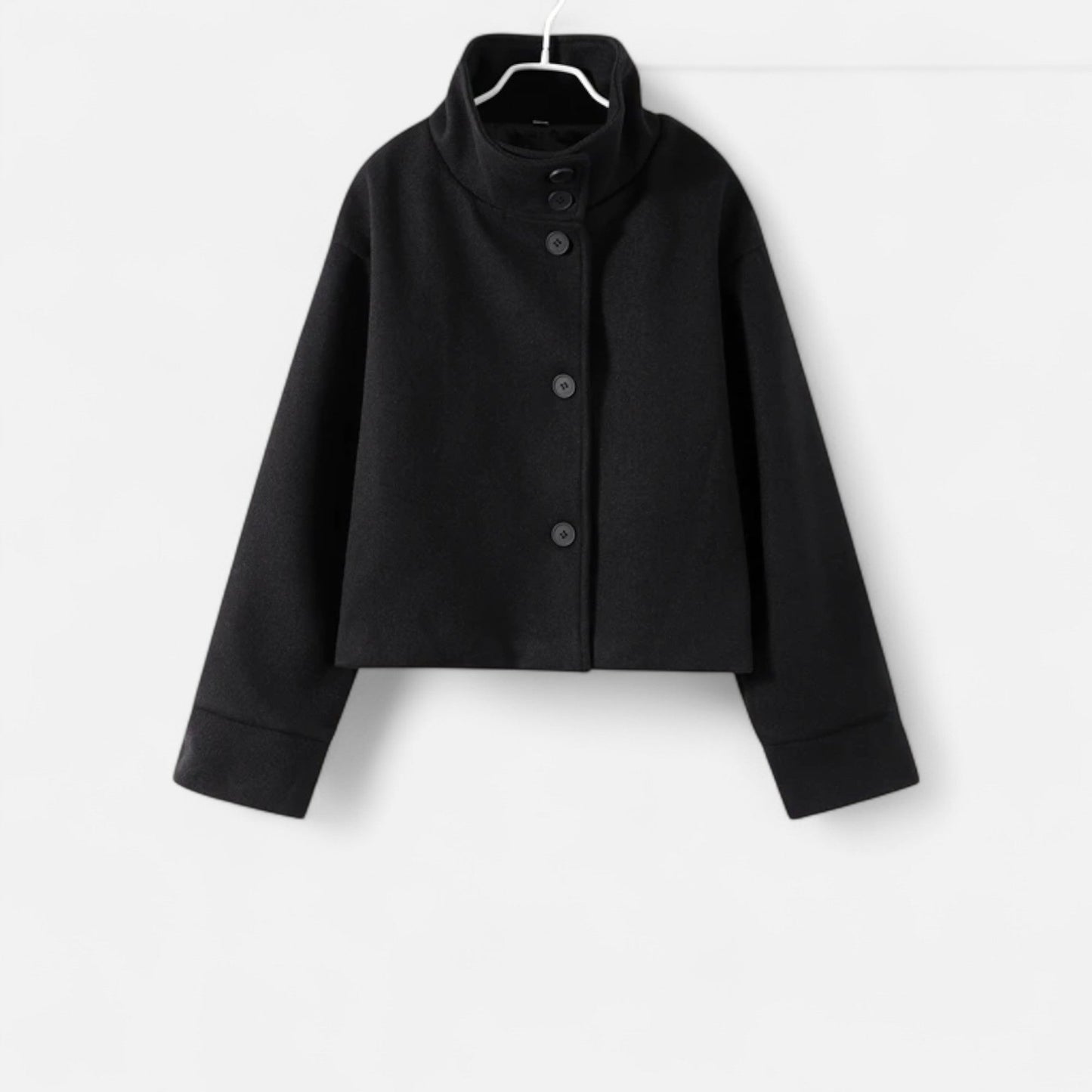 Elegante Damen Kurzjacke mit Modernem Stehkragen – Stylisch, Zeitlos & Vielseitig Kombinierbar