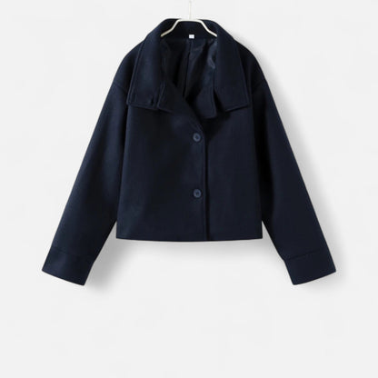 Elegante Damen Kurzjacke mit Modernem Stehkragen – Stylisch, Zeitlos & Vielseitig Kombinierbar