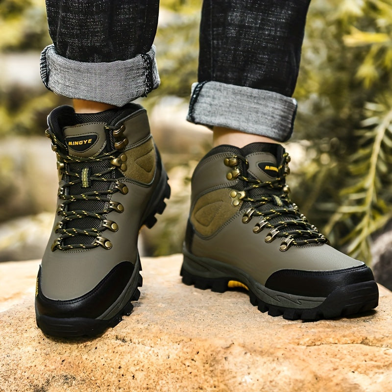 Farron | Herren Outdoor Wanderschuhe High-Cut mit Schnürung